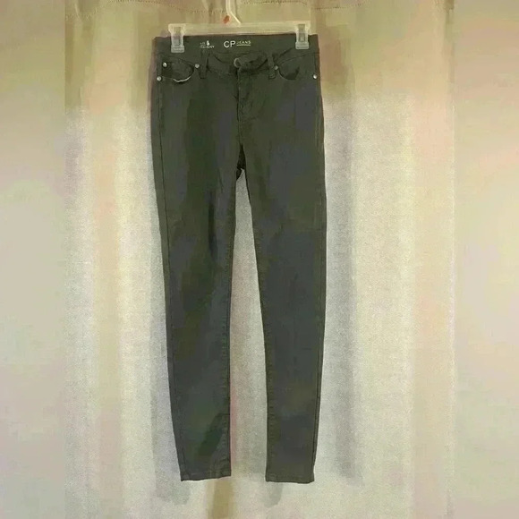 Women’s Gray Low Rise Skinny Jeans - Picture 1 of 4